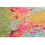 Tapis oriental contemporain unique en son genre noué à la main 8 pi x 9 pi 11 po