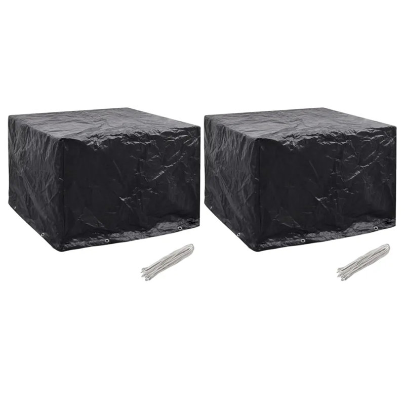 Outdoor Patio Dining Set Cover, 98cm H x 112cm W x 122cm D