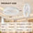 Depuley 20 Inch Low Profile Ceiling Fan with Light, Quiet, App & Remote Control, Dimmable 3 CCT LED, Flush Mount for Bedroom，in White-414857819-414857816