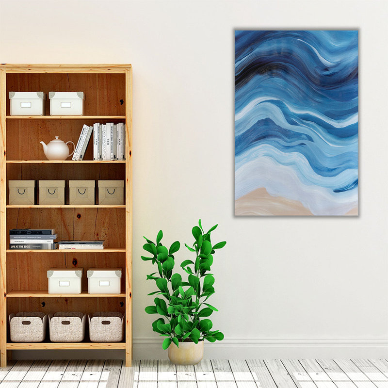 Embellished Close To Shore I - reproduction d'art sur toile, H 36 po x l 24 po