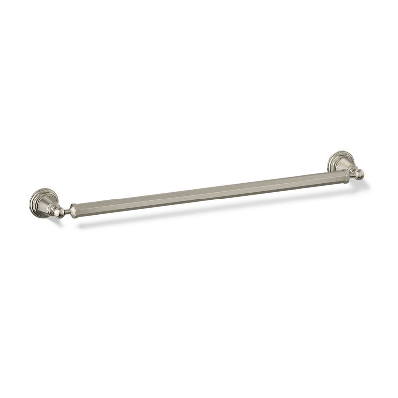 Pinstripe® 20.25" Wall Mounted Towel Bar, Vibrant Polished Nickel, 24"W