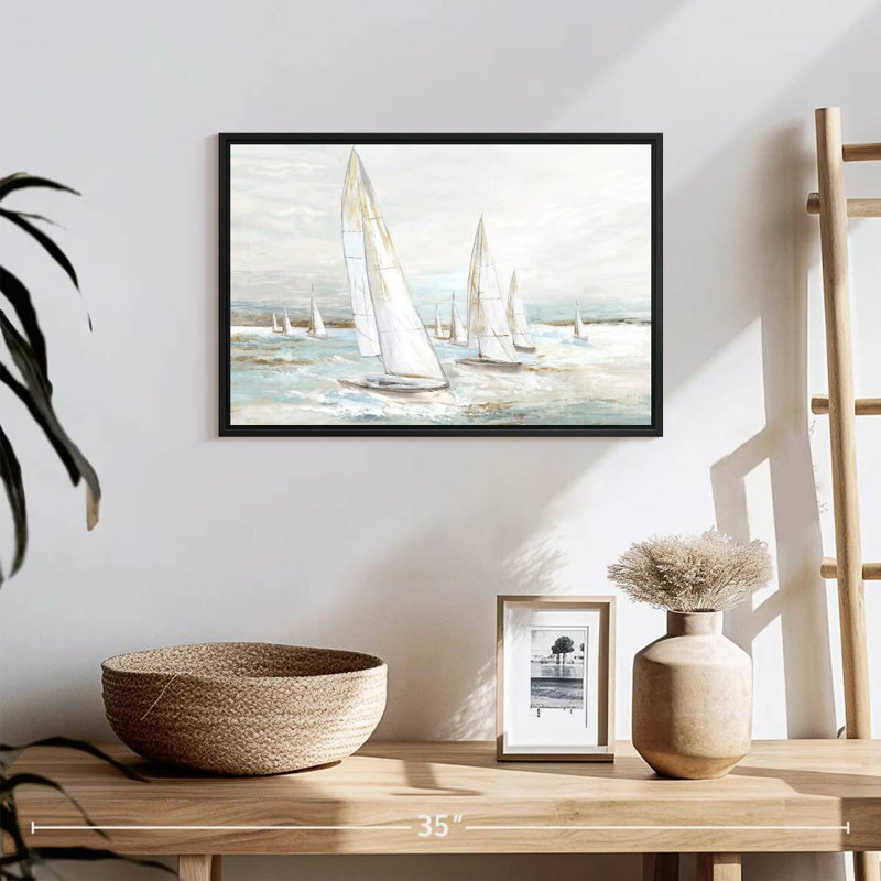 Mehar Windswept Sails I, 13" H x 19" W