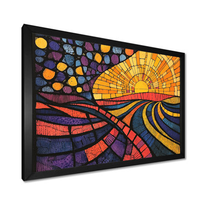 Art mural sur toile Gurkiran Mosaic Meadow