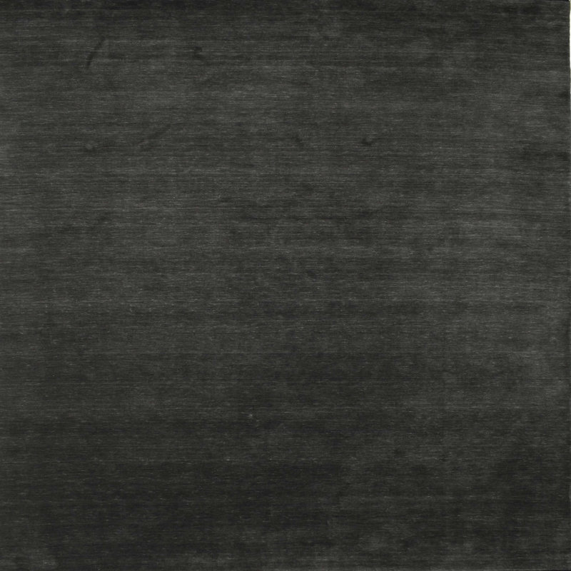 Tapis contemporain noir, Carré 3 pi