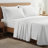 100% Organic Viscose From Bamboo Sheets Set, 300 Thread Count, 4-pc Set, Luxury Cooling Sheets, Deep Pockets - Gift-Ready Packaging, Queen Size (White)-111656345-111656333