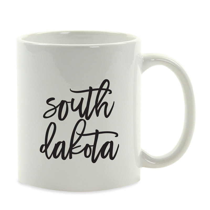 Ceramic Coffee Mug, South Dakota