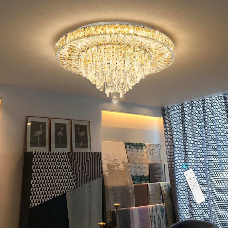 Lustre en cristal Glam, Chrome chrome