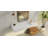 Badeloft 47.2" x 19.6" Rectangular Stone Resin Wall Mounted Bathroom Sink WT-05-B-M in Matte White-35943882