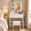 Vanity with Mirror and Seat-969745082