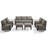 Bothwell 7-Pices Outdoor Sofa Seating Group With Swivel Chairs, Sofa,Ottomans And Cushions-1609477408-1609477412
