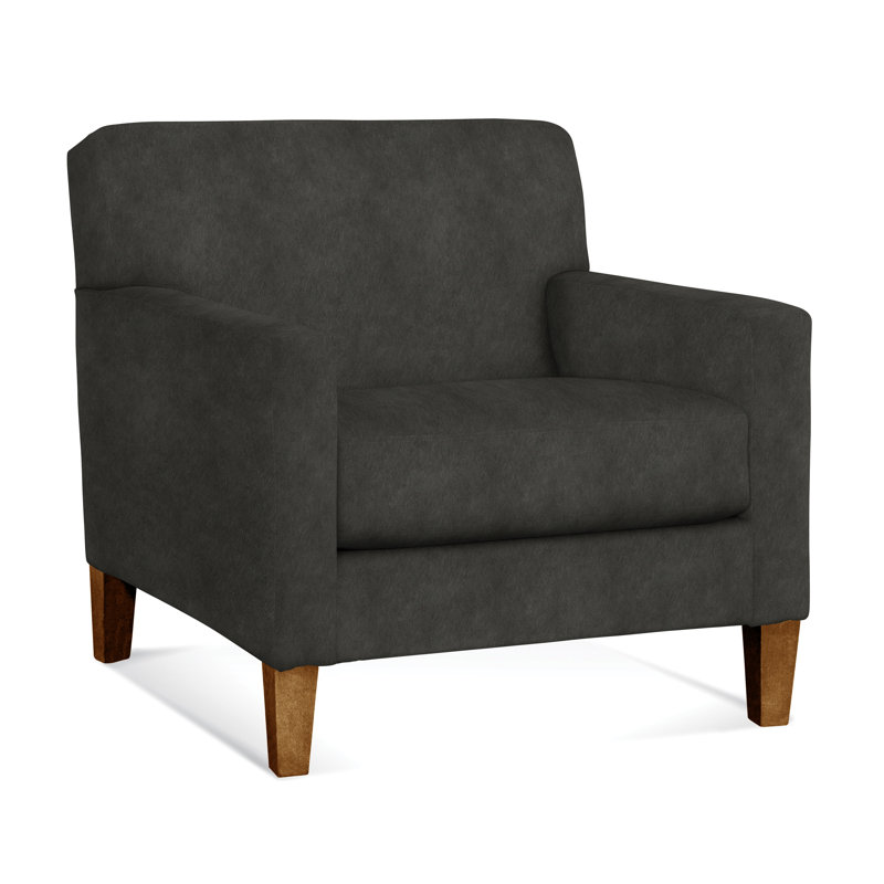 Tampa Armchair, Navy Stripe; 0220-61, Honey