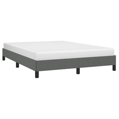 Cadre de lit, base de lit tapissier en tissu, sans matelas