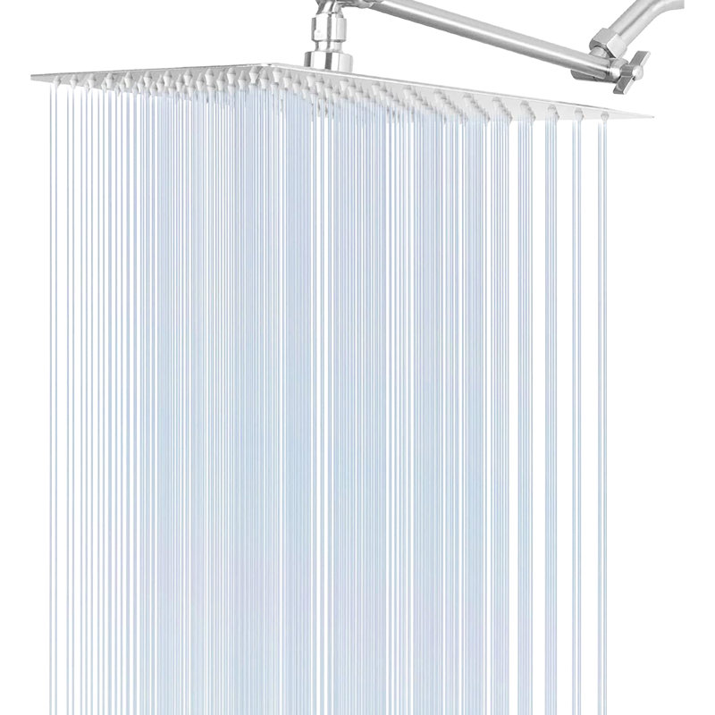 Pomme de douche en acier inoxydable de 10 po à fixation murale pour un fonctionnement en douceur