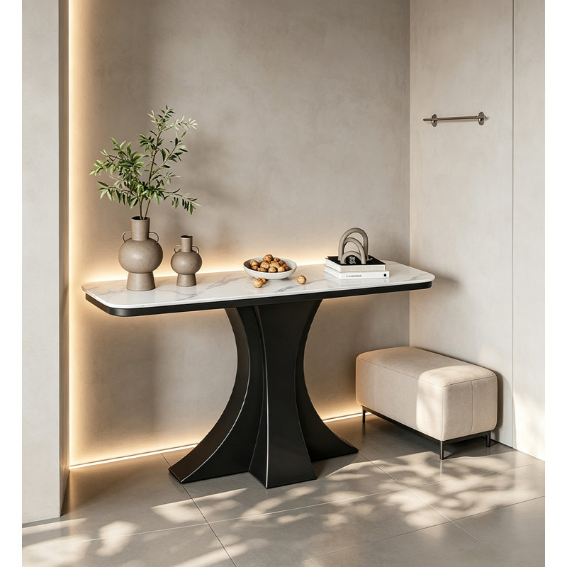 Console d'appoint Minimalist Luxury, 31.5" H x 39.4" W x 11.8" D