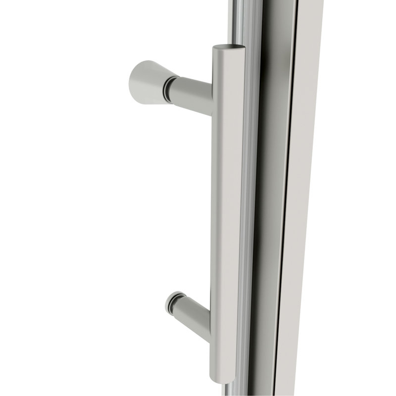 44 - 48" W X 71" H Pivot Swing Shower, 1/4" Tempered Glass, , Effortless Installation, Magnetic Closure, Leak Proof Design Glass Bathroom Door, , Convenient Install, Close, Waterproof