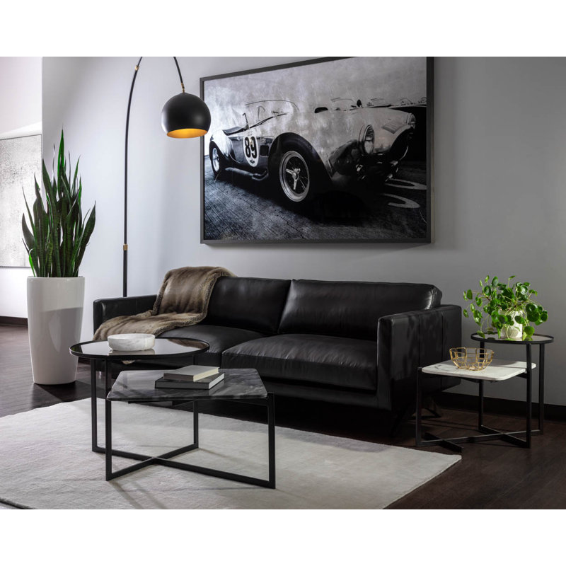 Ikon Arched Floor Lamp, Black, Black