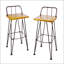 Tabouret en bois et métal DENALI INDUSTIAL