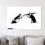 Dog With HMV Missile by Banksy - Wrapped Canvas Print-64267605