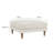 Zoya Down Filled Overstuffed Sofa And Ottoman Set In Heathered Weave Ivory-93235880