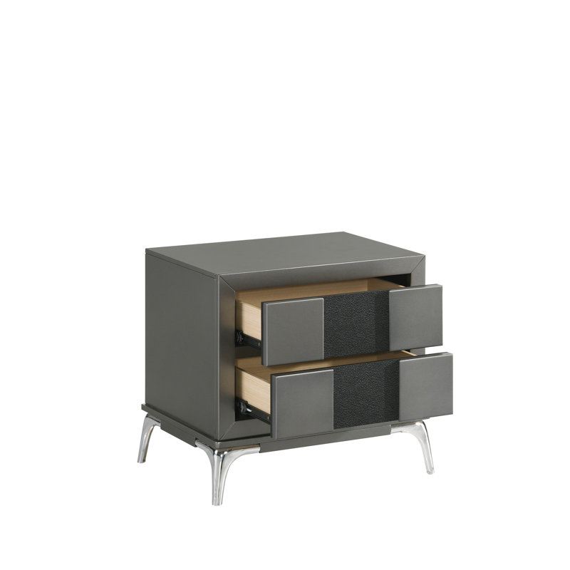 Rya 22.2'' W Metal Nightstand