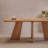 Modern simple all solid wood dining table-107835960