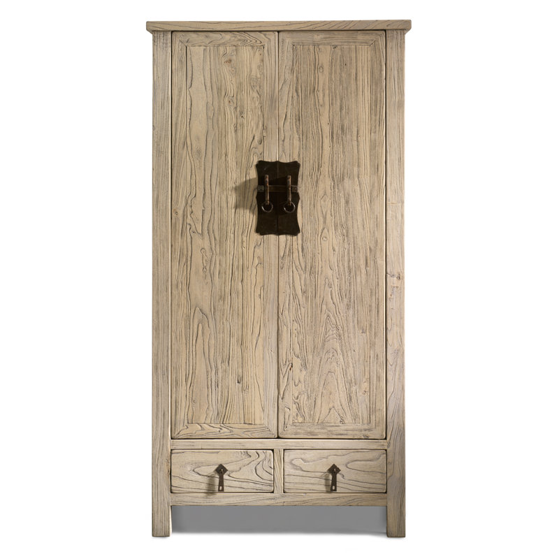 Jixi 2 Door Wood Wardrobe