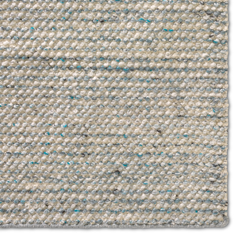 Jaipur Living Crispin Indoor/ Outdoor Solid Blue/ White Area Rug 2'X3', Rectangle 9'6" x 13'6"