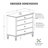 Victoria 40" 4-Drawer Dresser-590304275