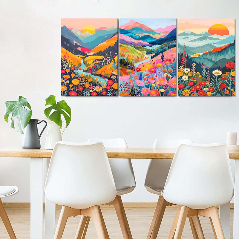 3 Piece Wrapped Canvas Print