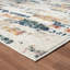 Tapis abstrait ivoire / bleu / gris-413771165