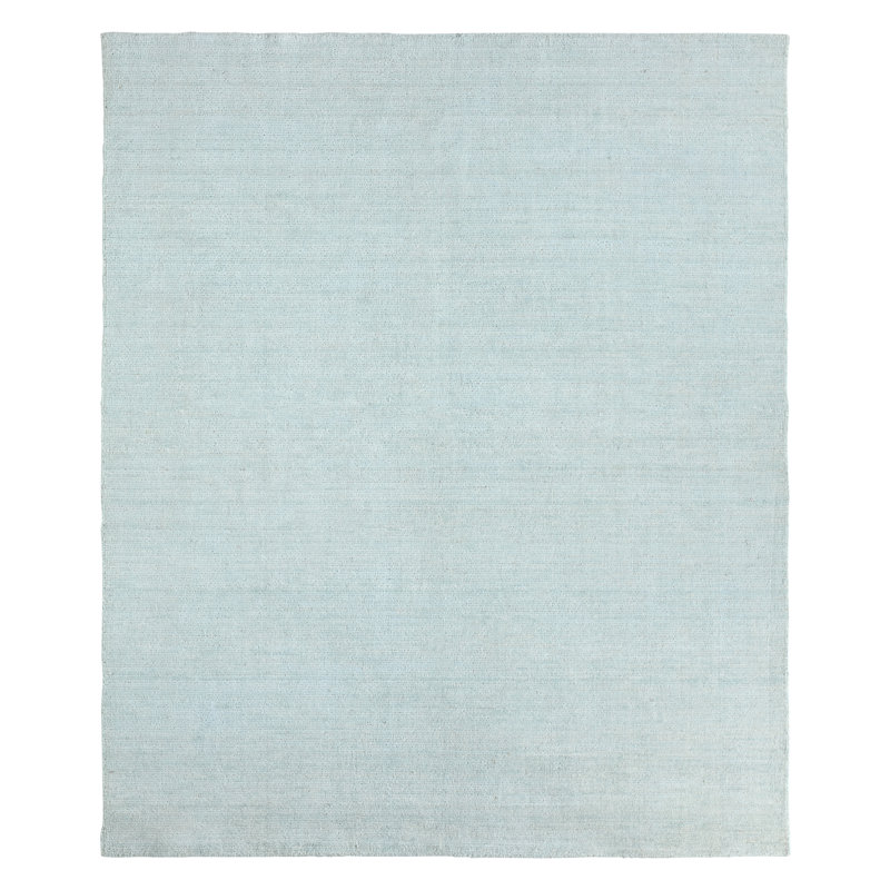 Jaipur Living Dilwyn  Handwoven Solid Ivory/Gray Area Rug (7'9inX9'9in), Rectangle 7'9" x 9'9", Light Mint