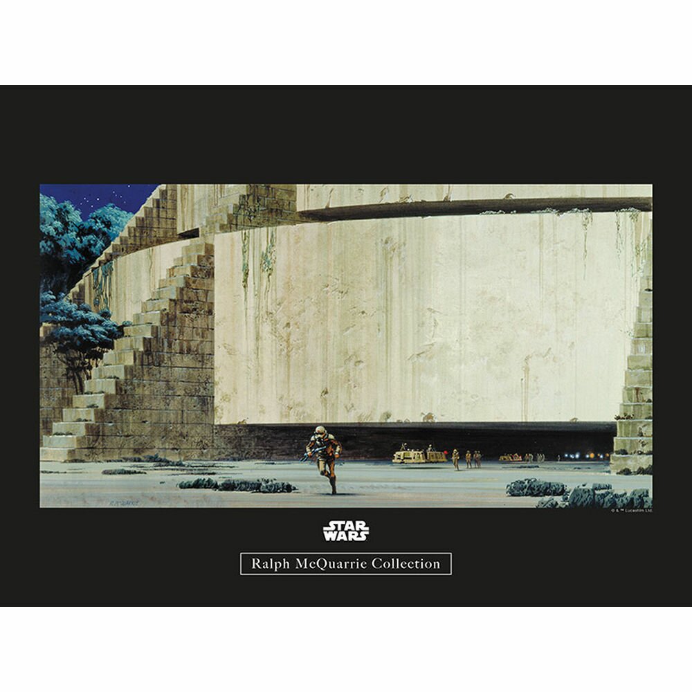 Poster Star Wars Rmq Yavin-Tempel