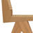 Regina Solid Wood Dining Chair with Rattan Backrest and Armless Mid-Century Design (Set of 2)-876601289