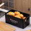 Ensemble de 3 boîtes de rangement pour légumes de cuisine, contenants de rangement pour pommes de terre, oignon, ail, bacs à légumes avec trous d'aération et couvercle en bois-974196084