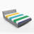 Ambesonne Striped Fitted Sheet 2-Pack Rainbow Pattern Multicolor