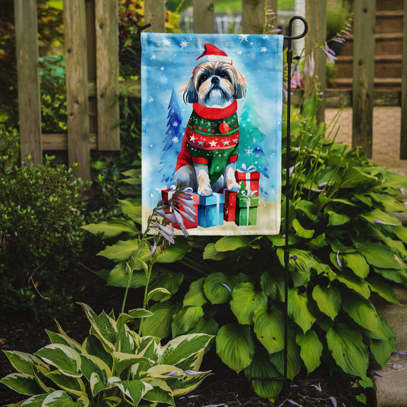 Double Sided Polyester Christmas, 15.5'' H x 11.25'' W