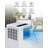 8000 BTU Quiet Portable Air Conditioner, 3-in-1 Compact AC Unit with Dehumidifier & Fan, Cools 350 Sq.Ft, LED Touch Panel & Remote for Home, Office, Dorm, RV