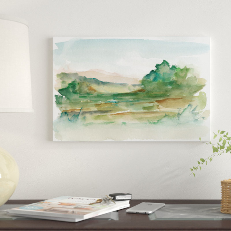 «Impressionist View V» par Ethan harper - impression sur toile tendue, H 8 po x l 12 po x P 0,75 po, Toile tendue
