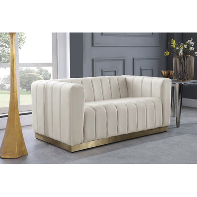 Tyneside 62.5'' Velvet Loveseat