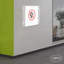 Porte-affiche mural avec ventouses