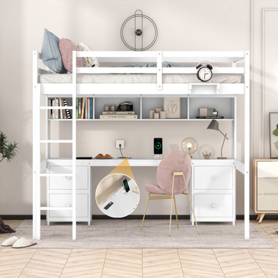 Loft Bed With Desk