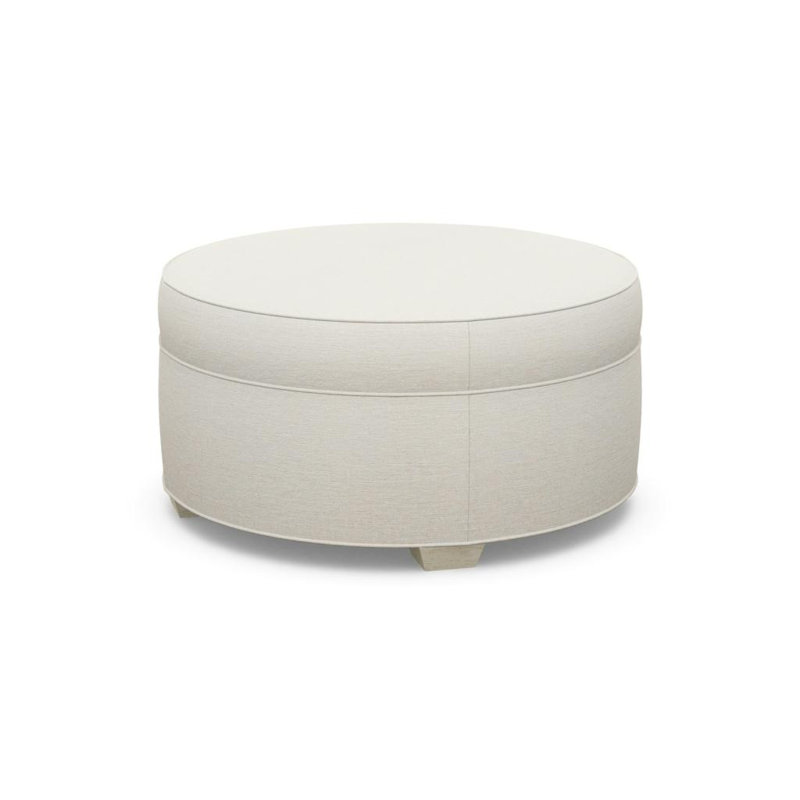 Round Ottoman, 9637-49, Sandstone