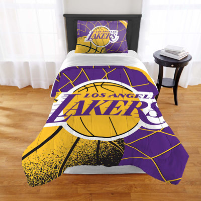 Ensemble d'édredon et de taie décorative Los Angeles Lakers