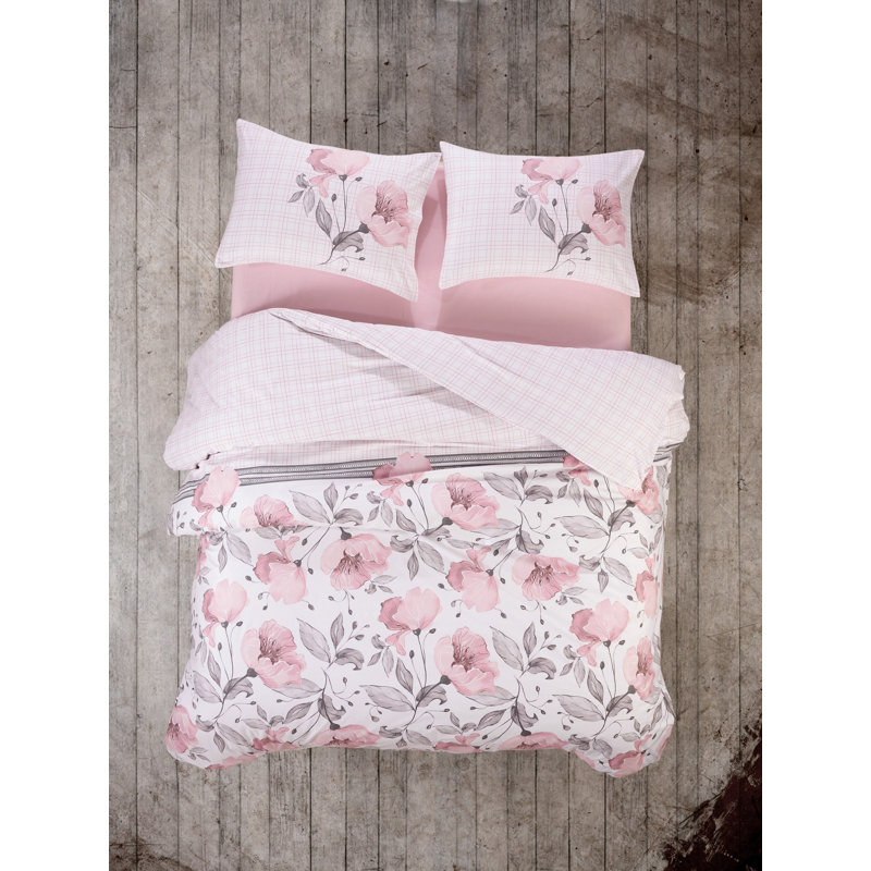 Cotton Floral Duvet Cover