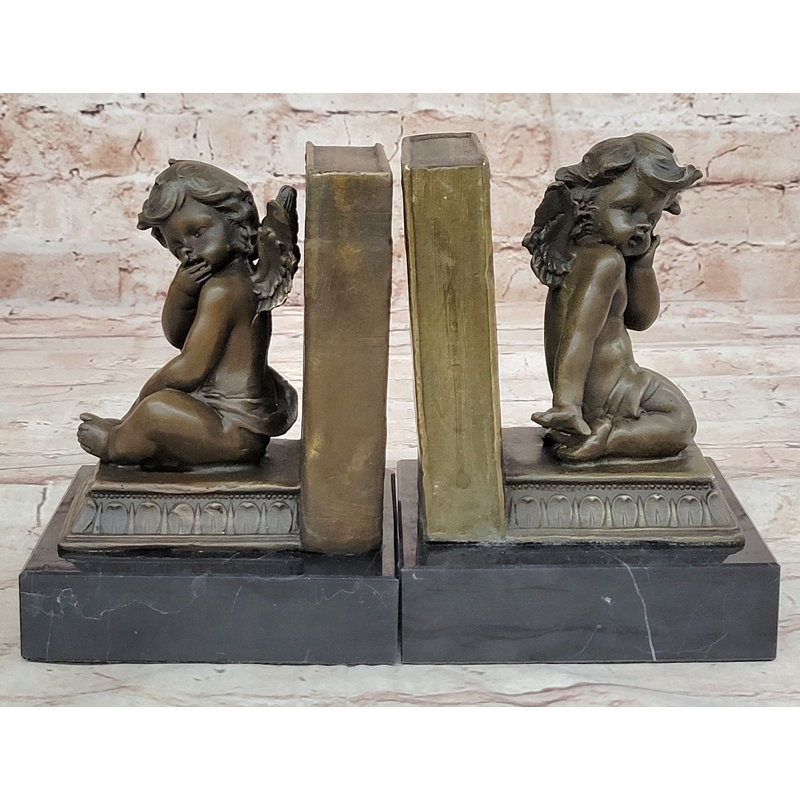 Paire de serre-livres Puti Baby Angel par Augustine Moreau