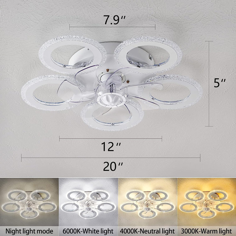Ceiling Fan with LED Lights