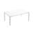 Anna Aluminum Rectangular Dining Table-1222966930