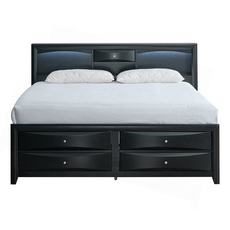 Full Bed , Black, Black, Full / Double
