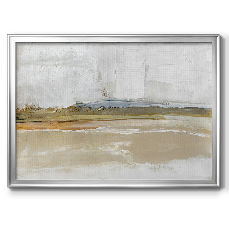 Golden Hour, toile tendue avec châssis encadré, Argent, H 26 po x l 38 po x P 1,5 po