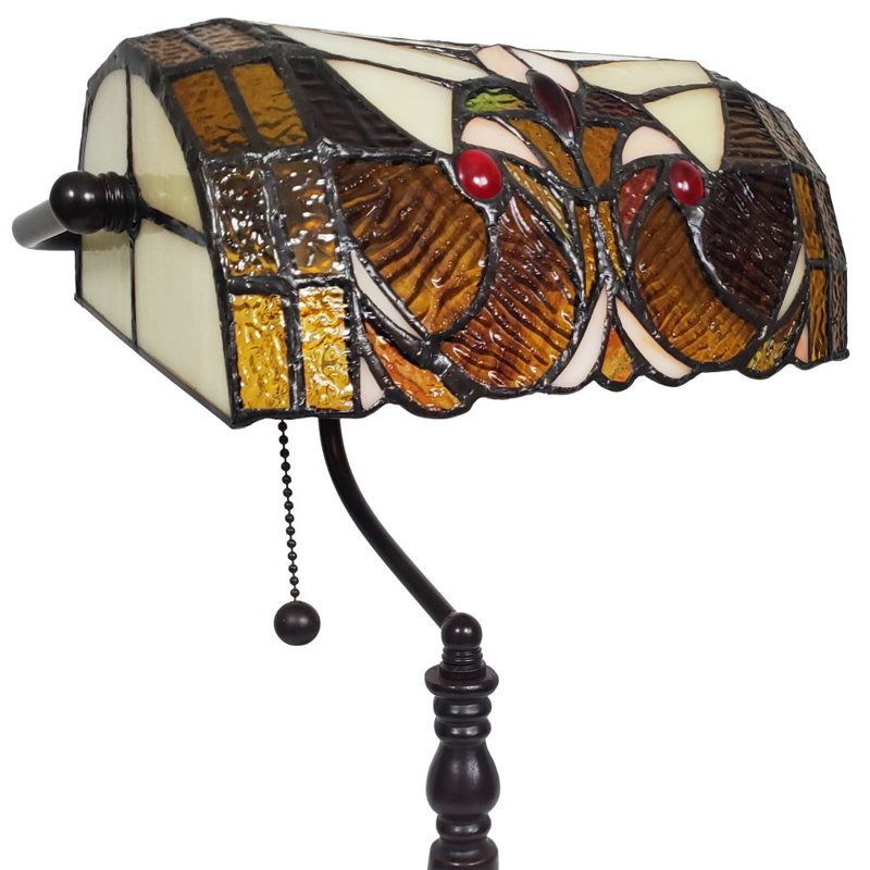 Odilia Resin Bankers Lamp
